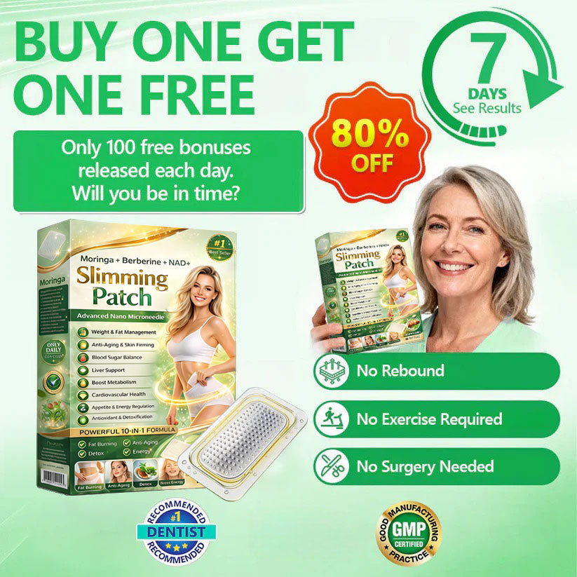 Berberine Slimming Microneedle Patch | 10-in-1 Weight Management Support