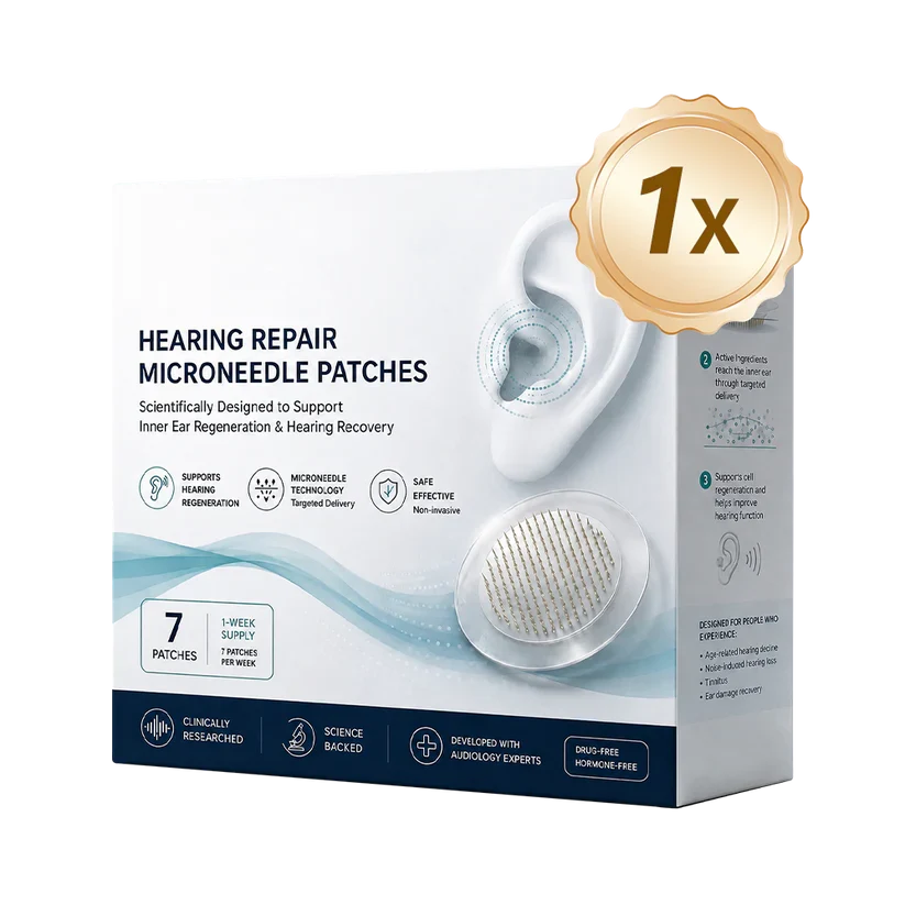 Nuvarynne™ Hearing Repair Microneedle Patches – Advanced Ear Wellness Support Patch for Hearing Health, Sound Clarity, Ear Comfort & Daily Listening Support