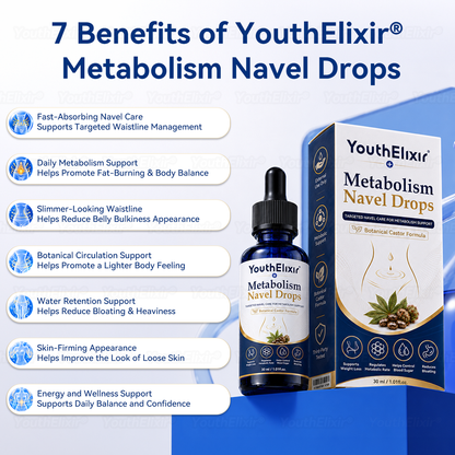 🌻🌻YouthElixir® Metabolism Navel Drops – Natural Belly Balance Support