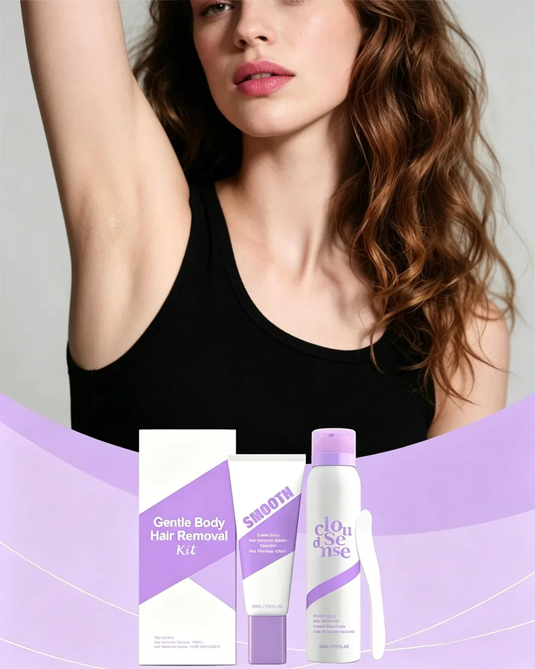 Hair Removal Cream & Mousse Set – Pain-Free, Gentle & Fast for Sensitive Skin