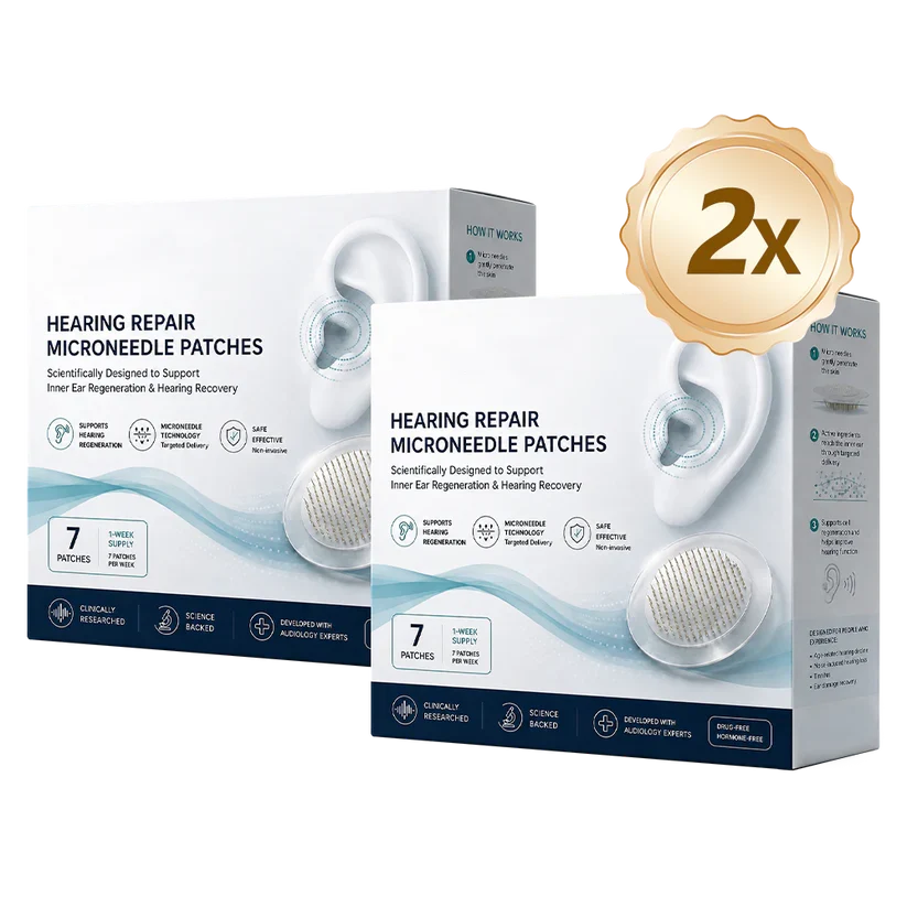 Nuvarynne™ Hearing Repair Microneedle Patches – Advanced Ear Wellness Support Patch for Hearing Health, Sound Clarity, Ear Comfort & Daily Listening Support