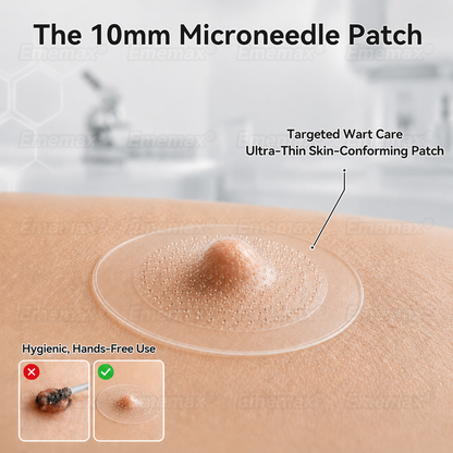 𝐄𝐦𝐞𝐦𝐚𝐱®𝟐-𝐢𝐧-𝟏 𝐌𝐢𝐜𝐫𝐨𝐧𝐞𝐞𝐝𝐥𝐞 & 𝐇𝐲𝐝𝐫𝐨𝐜𝐨𝐥𝐥𝐨𝐢𝐝 𝐌𝐨𝐥𝐞 𝐑𝐞𝐦𝐨𝐯𝐚𝐥 𝐏𝐚𝐭𝐜𝐡(Zero Pain, Zero 𝐒𝐜𝐚𝒓𝒔 patch)💪