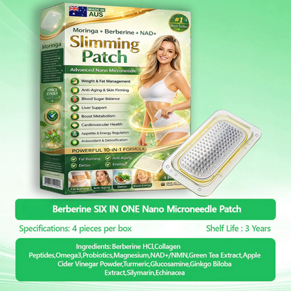 Berberine Slimming Microneedle Patch | 10-in-1 Weight Management Support *R
