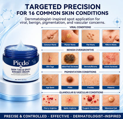𝐏𝐢𝐜𝐝𝐨® 7-𝐃𝐚𝐲 𝐒𝐤𝐢𝐧 𝐓𝐚𝐠 & 𝐒𝐩𝐨𝐭 𝐄𝐫𝐚𝐬𝐞𝐫 𝐂𝐫𝐞𝐚𝐦🩵 (Zero Pain, Zero 𝐒𝐜𝐚𝐫𝐬 Formula) 💪