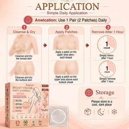 💥Turonu® 💗 Targeted Breast Enhancement Advanced Nano Microneedle Patch💃