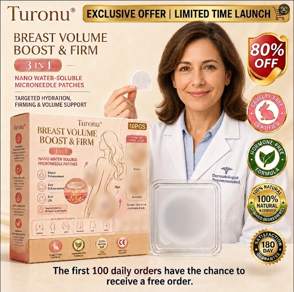 💥Turonu® 💗 Targeted Breast Enhancement Advanced Nano Microneedle Patch💃