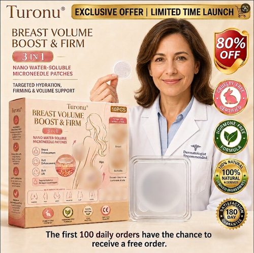 💥Turonu® 💗 Targeted Breast Enhancement Advanced Nano Microneedle Patch💃